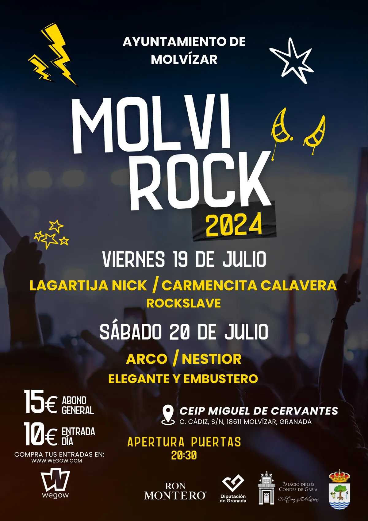 MOLVIROCK 2024, VIERNES 19 DE JULIO Y SÁBADO 20 JULIO